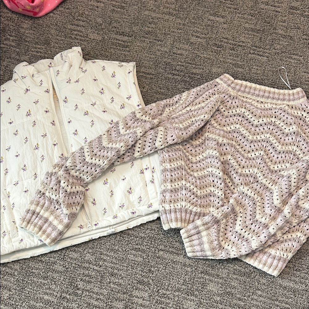Adorable Boutique Sweater & Vest Set